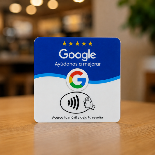 Placa Google Reviews
